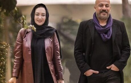 عکسی تازه از نیکی کریمی و امیر آقایی در سریال «آقازاده»