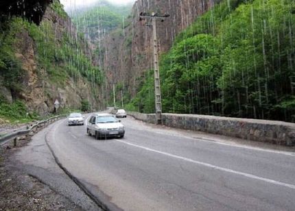 انسداد ۳ روزه محور کندوان بدلیل عملیات راهداری