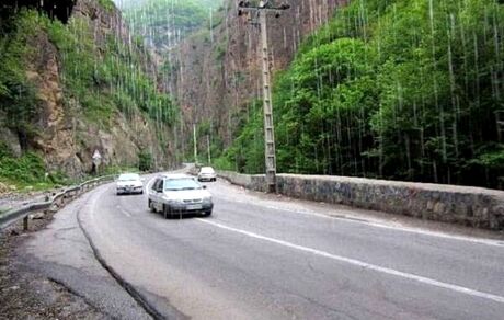 انسداد ۳ روزه محور کندوان بدلیل عملیات راهداری