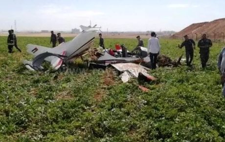 جان باختن دو نفر براثر سقوط هواپیمای ارتش اردن