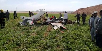 جان باختن دو نفر براثر سقوط هواپیمای ارتش اردن
