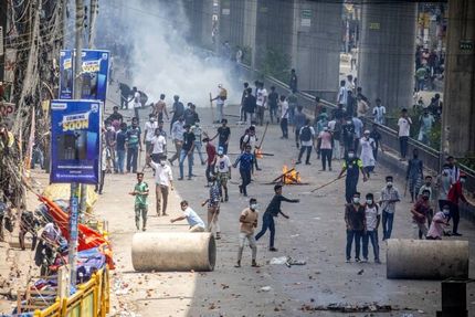 کشته شدن ۵۶ معترض در بنگلادش