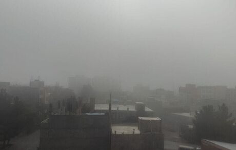 آلودگی شدید هوا در بناب