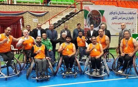 قهرمانی خوزستان در بسکتبال با ویلچر جانبازان کشور