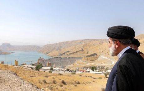 رئیسی، سد چمشیر را افتتاح کرد
