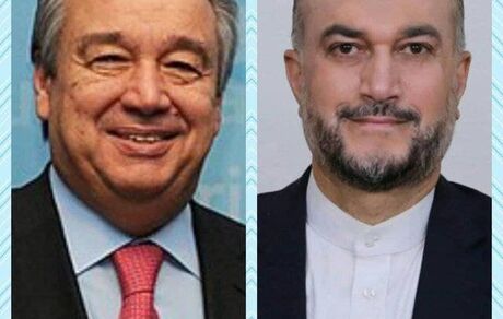 وزیر امور خارجه با دبیر کل سازمان مل گفت و گو کرد / موضوعات: لغو تحریم‌ها، یمن و افغنستان