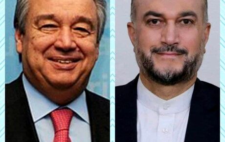 وزیر امور خارجه با دبیر کل سازمان مل گفت و گو کرد / موضوعات: لغو تحریم‌ها، یمن و افغنستان