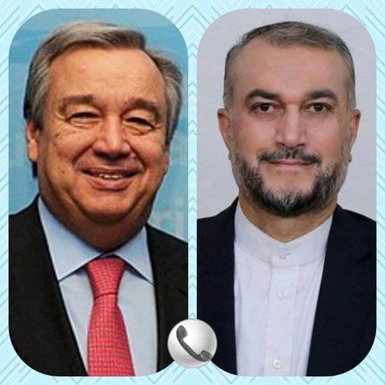 وزیر امور خارجه با دبیر کل سازمان مل گفت و گو کرد / موضوعات: لغو تحریم‌ها، یمن و افغنستان