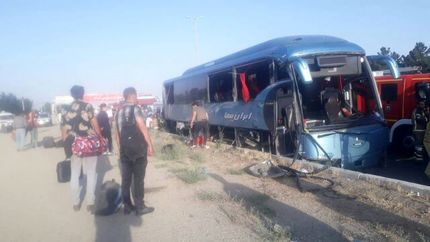 ۱۴ کشته و مصدوم در تصادف اتوبوس بین شهری با نیوجرسی