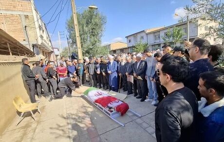 مراسم تشییع پیکر صابر کاظمی برگزار شد
