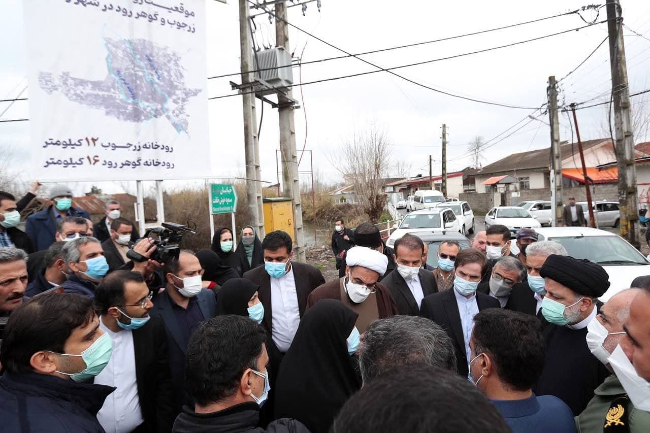 سفر رئیس جمهور به استان گیلان از نگاه دوربین‌ها