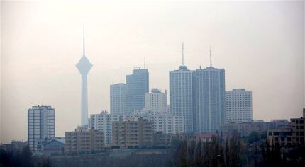 افزایش غلظت ذرات معلق در هوای تهران