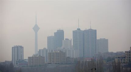 افزایش غلظت ذرات معلق در هوای تهران