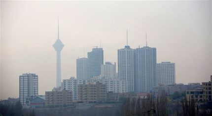 افزایش غلظت ذرات معلق در هوای تهران