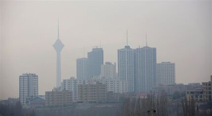 افزایش غلظت ذرات معلق در هوای تهران