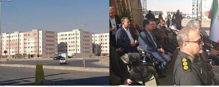 افتتاح ویدئو کنفرانسی ۴۹۷۲ واحد نهضت ملی مسکن در قزوین همزمان با سفر رییس جمهور
