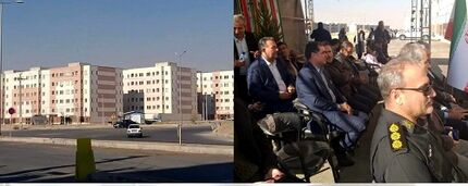 افتتاح ویدئو کنفرانسی ۴۹۷۲ واحد نهضت ملی مسکن در قزوین همزمان با سفر رییس جمهور
