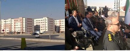 افتتاح ویدئو کنفرانسی ۴۹۷۲ واحد نهضت ملی مسکن در قزوین همزمان با سفر رییس جمهور
