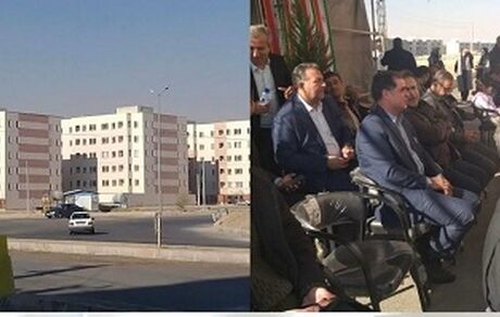 افتتاح ویدئو کنفرانسی ۴۹۷۲ واحد نهضت ملی مسکن در قزوین همزمان با سفر رییس جمهور
