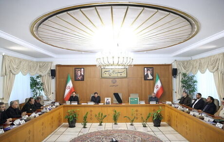 اولین جلسه هیات دولت به ریاست مخبر برگزار شد