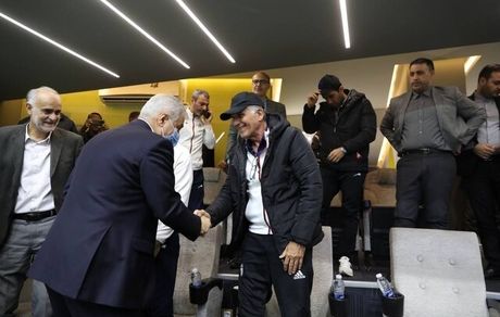 حضور وزیر ورزش و جوانان در اردوی تیم ملی فوتبال