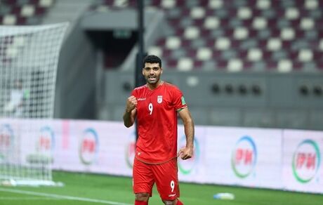 رکوردشکنی طارمی در دیدار با انگلیس