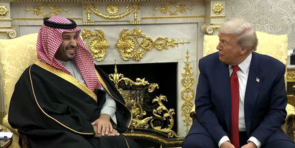 ترامپ: ایران خواهان مذاکره و توافق است / بن سلمان: یک تریلیون دلار در آمریکا سرمایه گذاری می‌کنیم