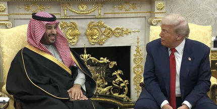 ترامپ: ایران خواهان مذاکره و توافق است / بن سلمان: یک تریلیون دلار در آمریکا سرمایه گذاری می‌کنیم