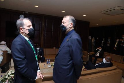 دیدار وزرای خارجه ایران و جمهوری آذربایجان در پاکستان
