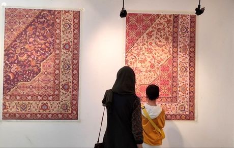 نمایشگاه انفرادی طراحی نقوش ایرانی در ارومیه
