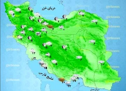 بارندگی از امروز در کشور آغاز می‌شود