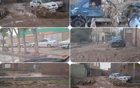 مصدومیت پنج نفر در سیل اهر