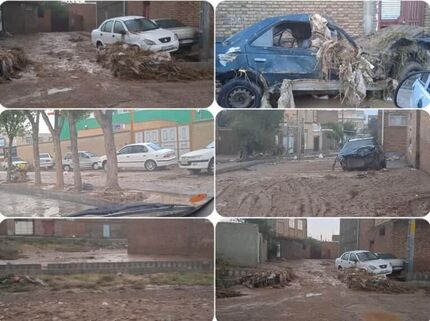 مصدومیت پنج نفر در سیل اهر