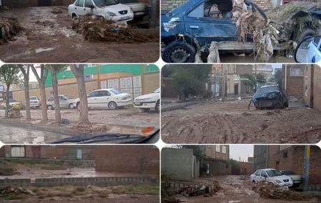 مصدومیت پنج نفر در سیل اهر