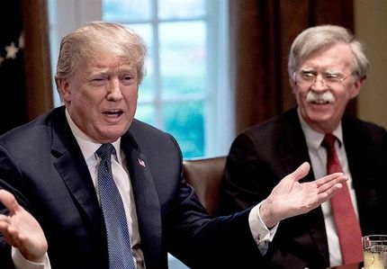 ترامپ: اگر حرف بولتون را گوش کرده بودم امروز در جنگ جهانی ششم بودیم!