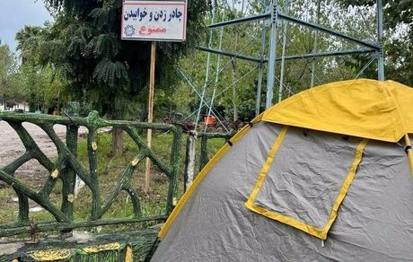 ممنوعیت چادرخوابی مسافران استان مازندران در ایام نوروز
