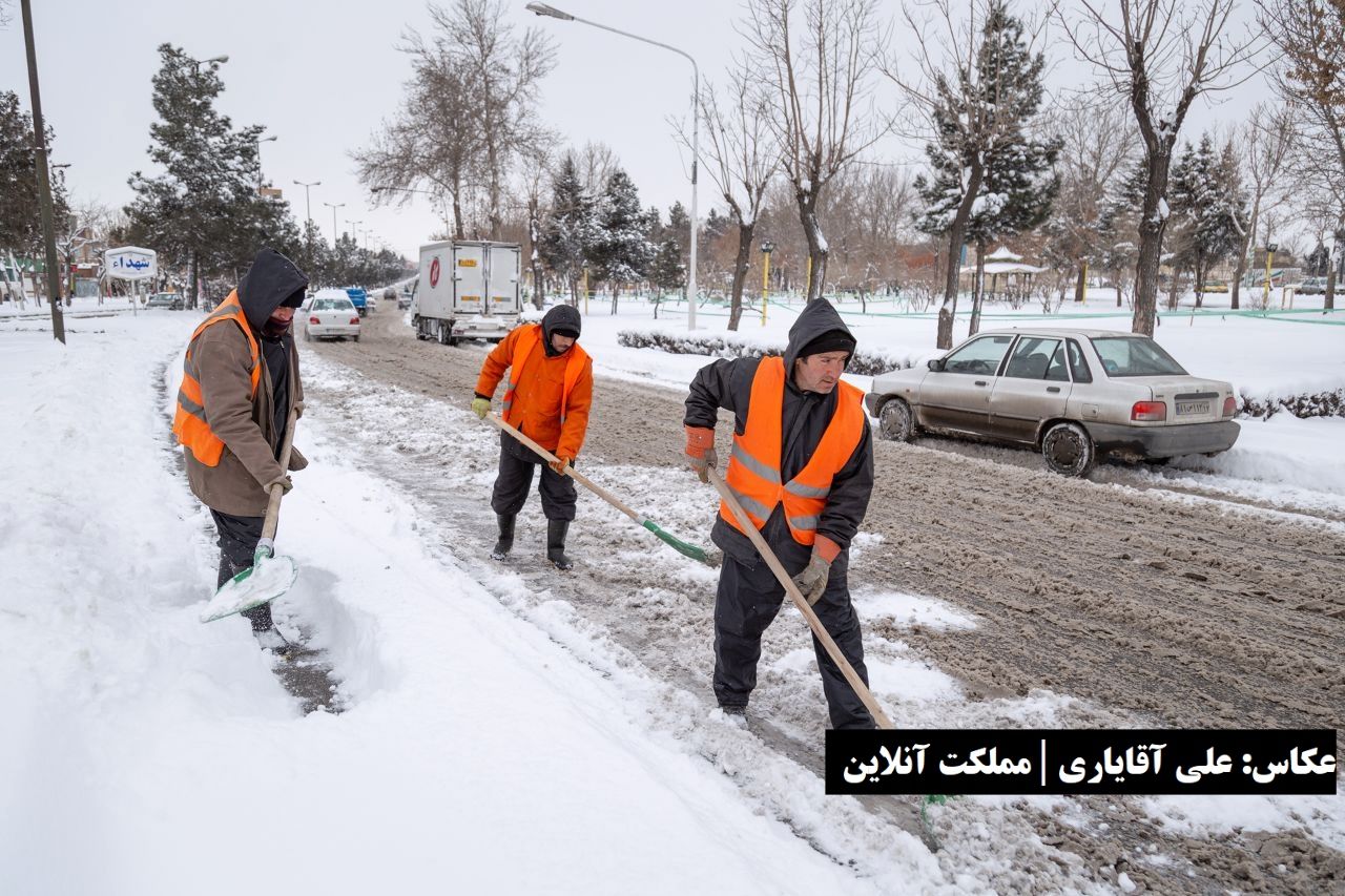 نیمه نخست زمستان ارومیه گذشت / دو ماه متفاوت بی و با برف