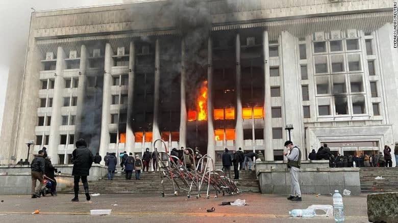 ناآرامی‌ها و اعتراضات قزاقستان از نگاه دوربین