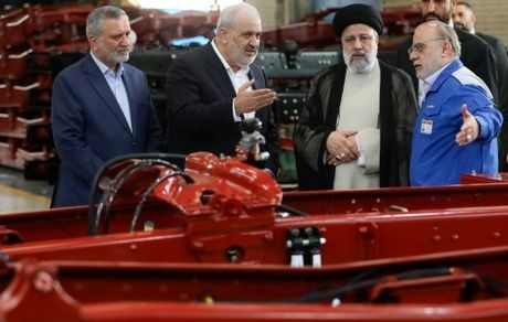 بازدید رئیس جمهور از کارخانه ایران خودرو دیزل