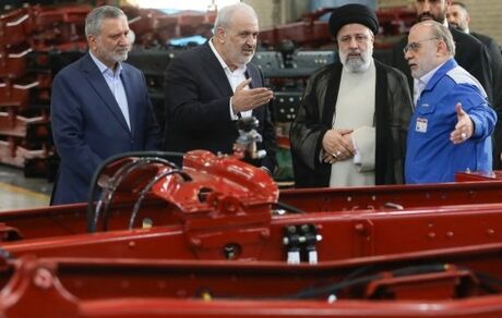 بازدید رئیس جمهور از کارخانه ایران خودرو دیزل
