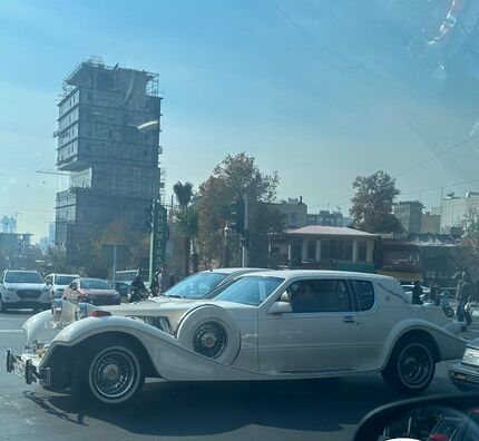 خودرویی عجیب و متفاوت در خیابان‌های تهران