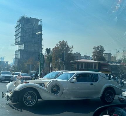 خودرویی عجیب و متفاوت در خیابان‌های تهران