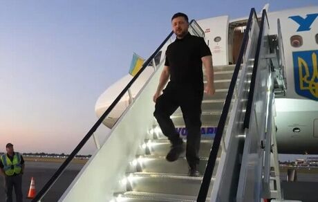 رئیس جمهور اوکراین وارد آمریکا شد