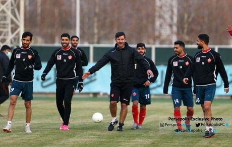 تمرین پرسپولیس بعد از تماشای بازی حریف فینال+عکس