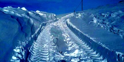 ۲ متر برف در آذربایجان‌شرقی