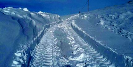 ۲ متر برف در آذربایجان‌شرقی