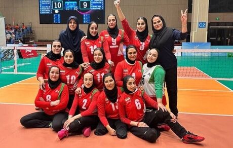 تیم ملی والیبال نشسته بانوان ایران هفتم جهان شد