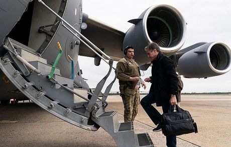 گفت و گوی وزرای خارجه  دفاع آمریکا با زلنسکی در اوکراین