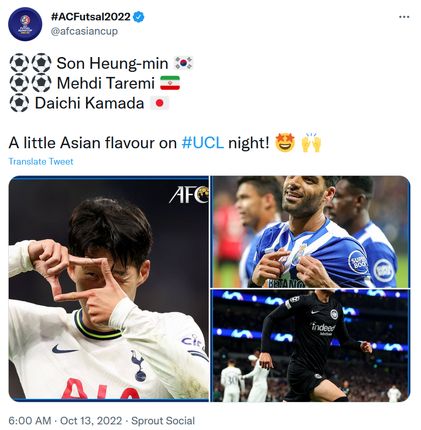درخشش طارمی و هیونگ مین در لیگ قهرمانان اروپا سوژه AFC شد