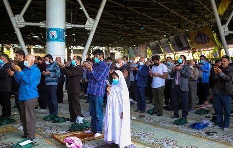 تصاویر | برگزاری نماز عید فطر ۱۴۰۱ در شهرهای مختلف ایران